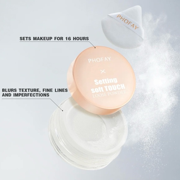 PHOFAY Setting Soft Touch Loose Powder (Sugar Cookie) - Picture 3 of 3